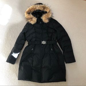 A Pea in the Pod Quilted Puffer Maternity Jacket